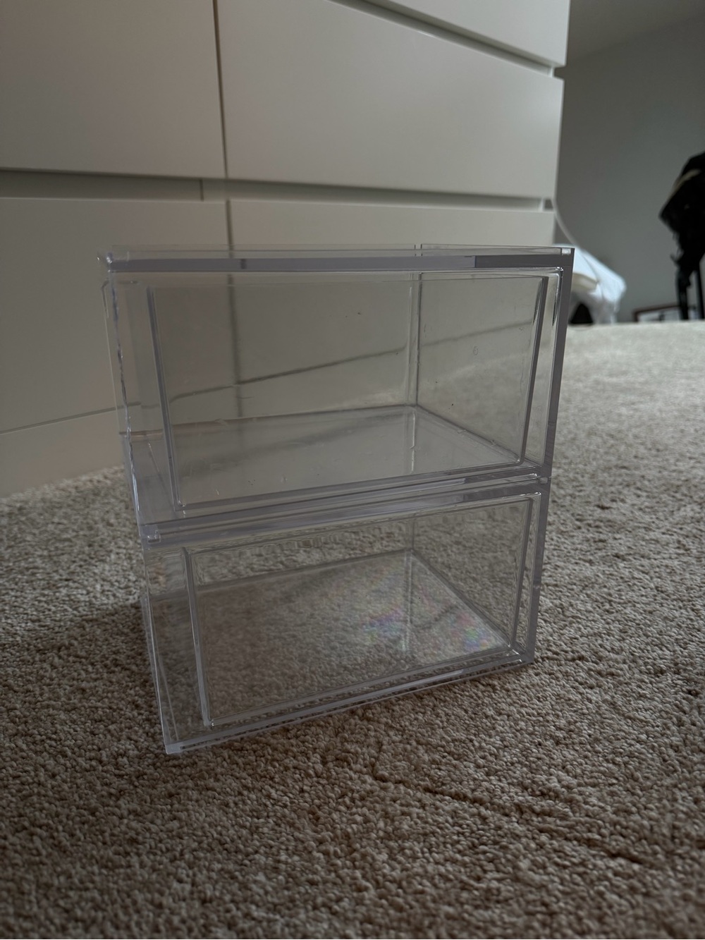 Clear 2-Drawer Acrylic Storage Organizer - Transparent - Picture 2 of 7